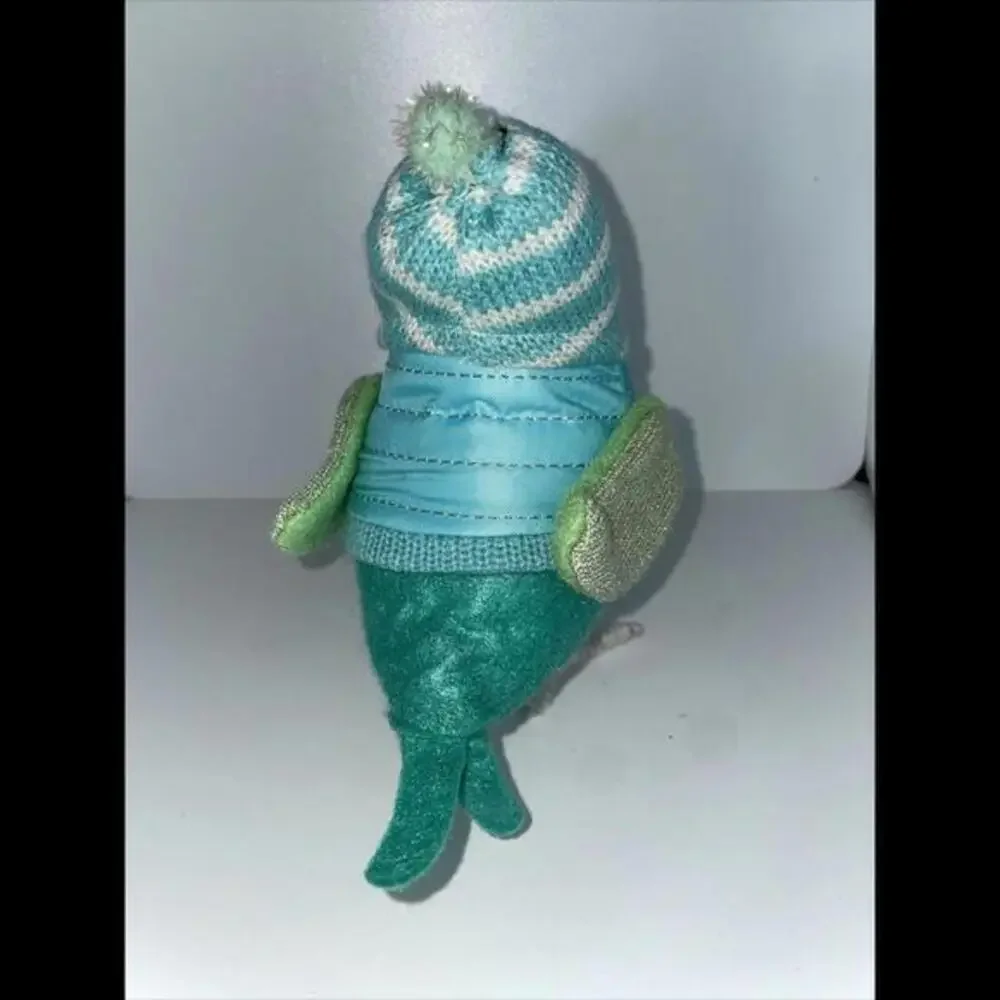 Christmas Blue Bird NIEVA Featherly Friends Winter Figure‎ Wondershop 2018 Rare